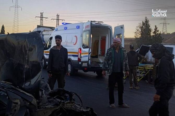 Suriye Sivil Savunma Ekipleri 24 Saatte 20 Trafik Kazası ve 147 Yangına Müdahale Etti